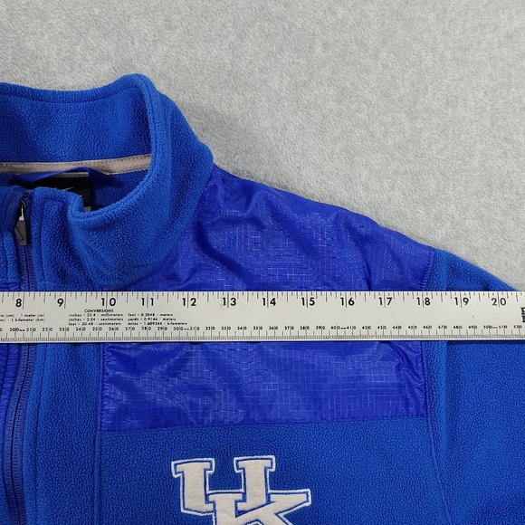 Nike Mens XL Therma-fit Kentucky Wildcats UK Fleece Jacket Blue Zip Pockets - Picture 12 of 16